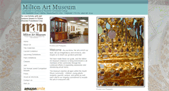 Desktop Screenshot of miltonartmuseum.org